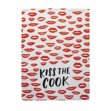 TARIFA 18 x 25 in. Kiss the Cook Kitchen Towel, 2PK TA3685891